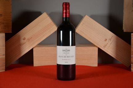 Bordeaux rosso Château La Grave de Moustey 2010, u