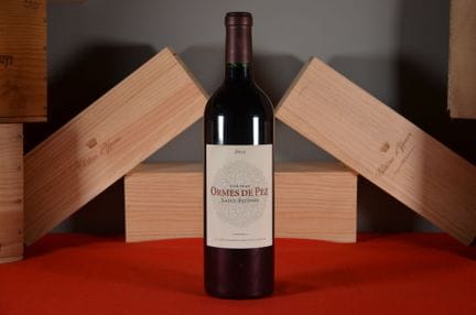 Saint-Estèphe rosso Château Ormes de Pez 2012, una