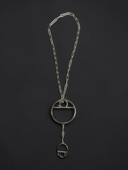 HERMÈS
Collana lunga modello “Game” con catena ad 