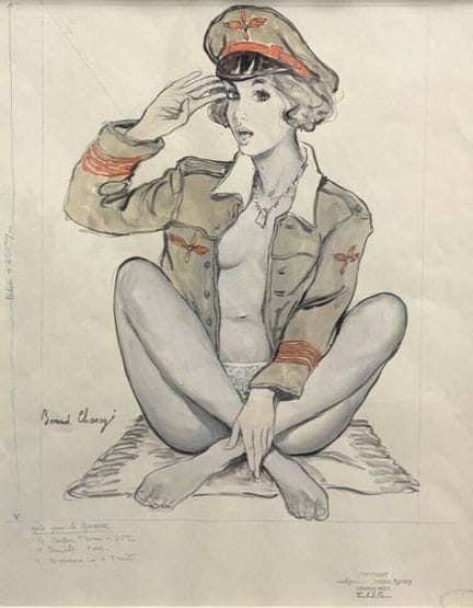 Bernard CHAROY (1931–2024)
Pin-up, artwork for *Pa