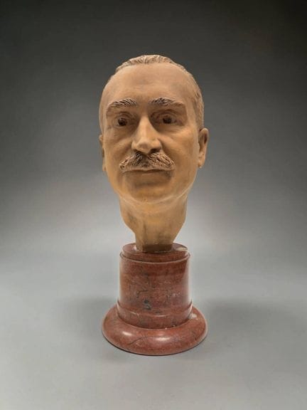 弗朗索瓦·维克多·科涅（1876-1952）
据推测为罗伯特·乔治·尼维尔将军的肖像，1927年
陶