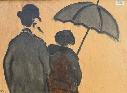 Henry SAINT-CLAIR (1899-1990)
Coppia in passeggiat