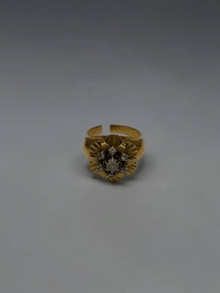 Anillo de oro amarillo de 18 quilates (750/1000), 
