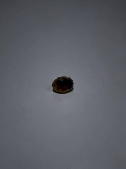 Citrine cabochon, 8 × 6.2 mm, approximately 1.50 c