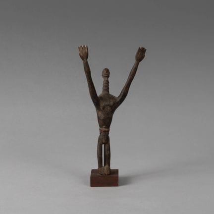 Lobi-Statue mit erhobenen Armen
Burkina Faso
Holz
