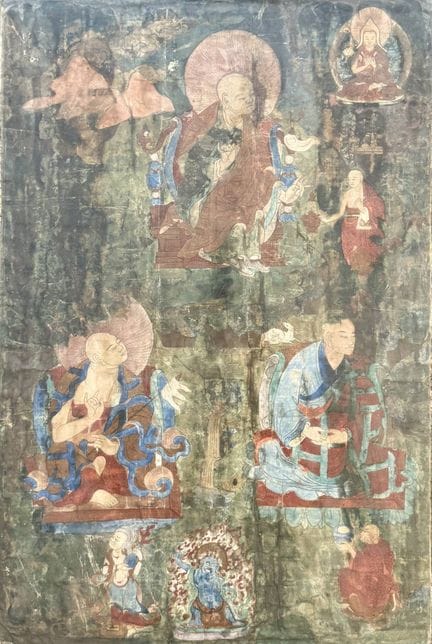 TÍBET - Siglos XVIII-XIX
Thangka con representacio