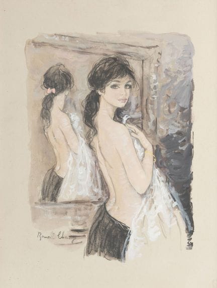 Bernard CHAROY (1931-2024)
Portrait of a young gir