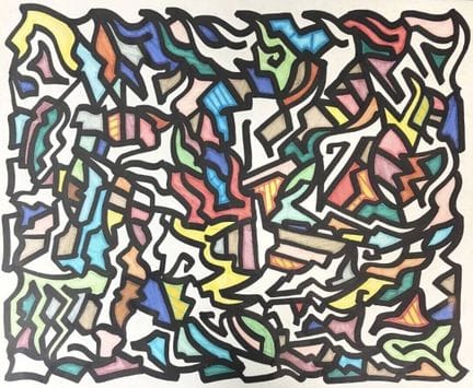 JONONE, nacido en 1963, 
Sin título
Dibujo con tin