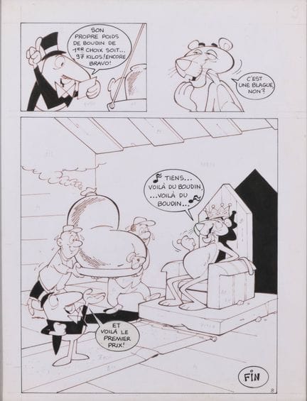 THE PINK PANTHER
Based on Fritz Frelen
2 panels fr