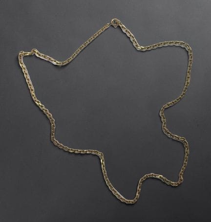 Collana in oro giallo 18 carati (750/1000) con mag