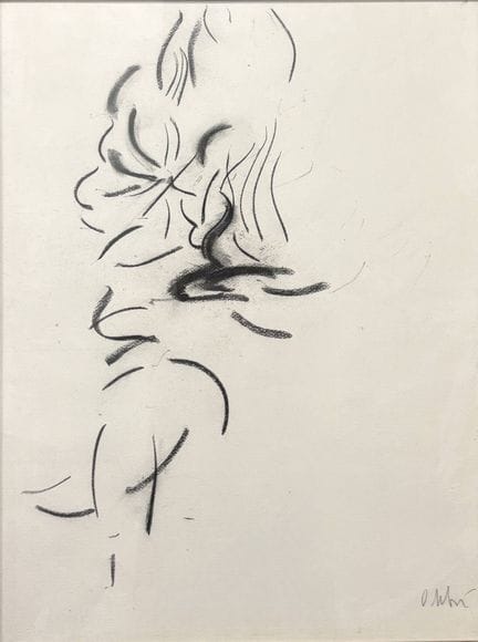 DEBRÉ Olivier, 1920–1999, Seated Woman
charcoal on