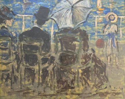 Henry SAINT-CLAIR (1899-1990)
Figura seduta che co