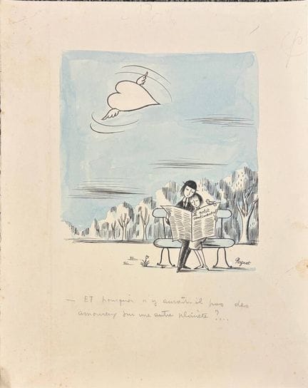Raymond PEYNET (1908-1999)
«El pequeño sentimental