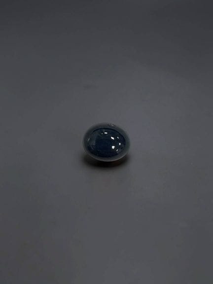 Star sapphire cabochon, 10 × 8.2 mm, approximately