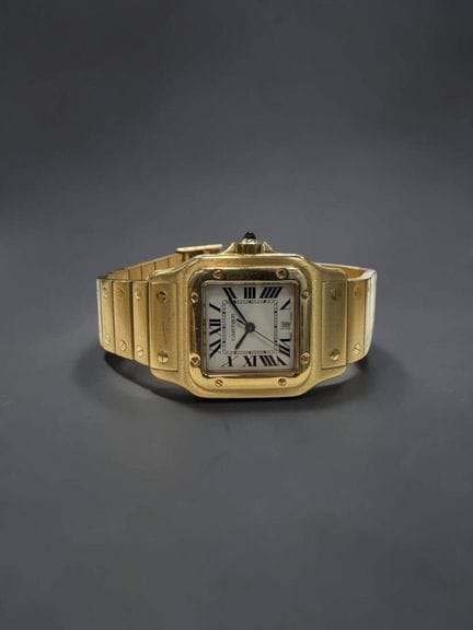 CARTIER
Reloj de pulsera modelo «Santos» en oro am