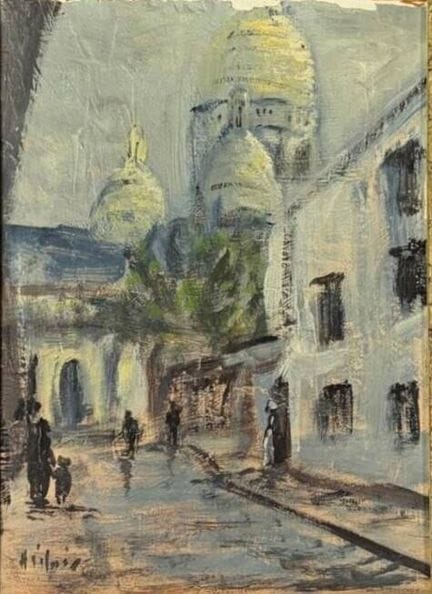 Henry SAINT-CLAIR (1899-1990)
Veduta di Montmartre