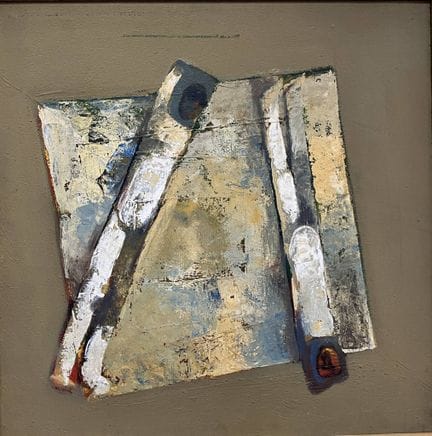 Buwa SHETE (India, 1960)
Composición con dos figur