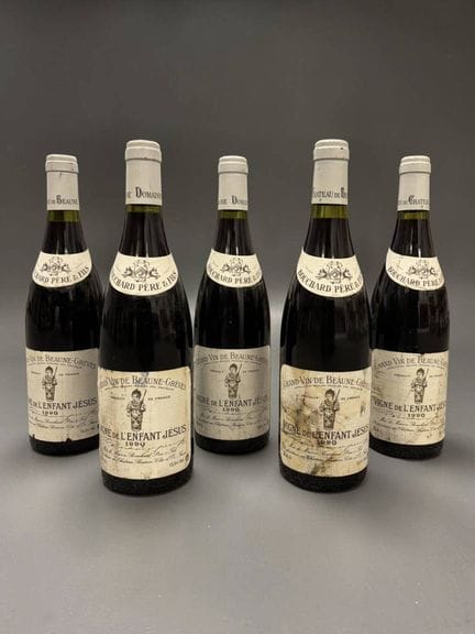 5 bottles of BEAUNE "Vigne de l'Enfant Jésus, Grèv