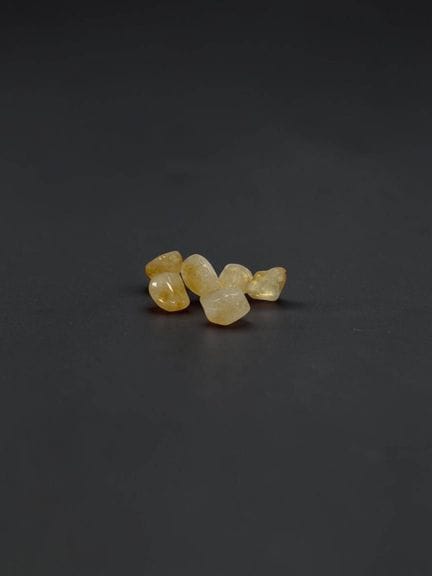 Six polished citrines, approximately 21.61 carats