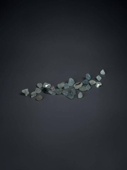 Assorted polished aquamarines, approximately 11.47
