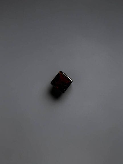 4 mm square cabochon garnet, approximately 0.51 ca