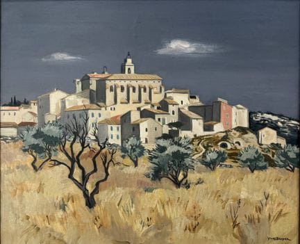 Yves BRAYER (1907-1990)
Vista del pueblo de Gordes