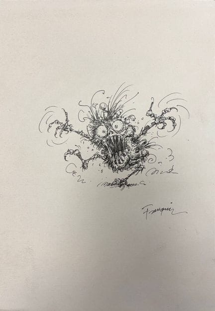 FRANQUIN, André
Monster
Drawing signed in the lowe
