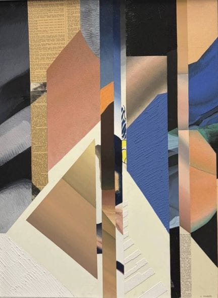 Geneviève HUGON (born in 1945)
Abstract compositio