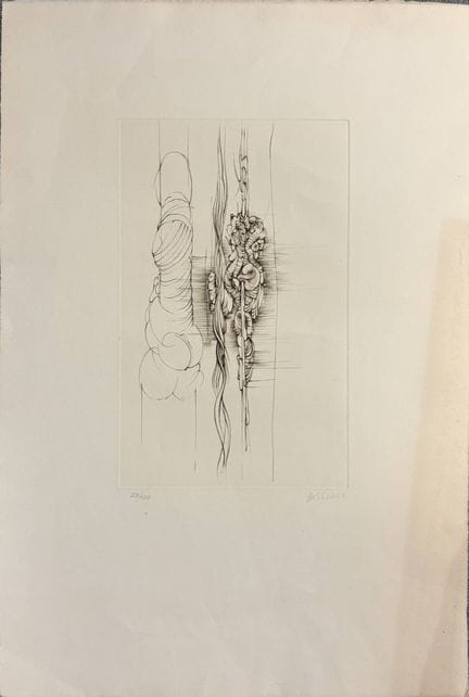 After Hans BELLMER (1902–1975)
"Intimacy"
Black pr