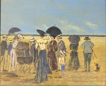 Henry SAINT-CLAIR (1899-1990)
Passeggiata in famig