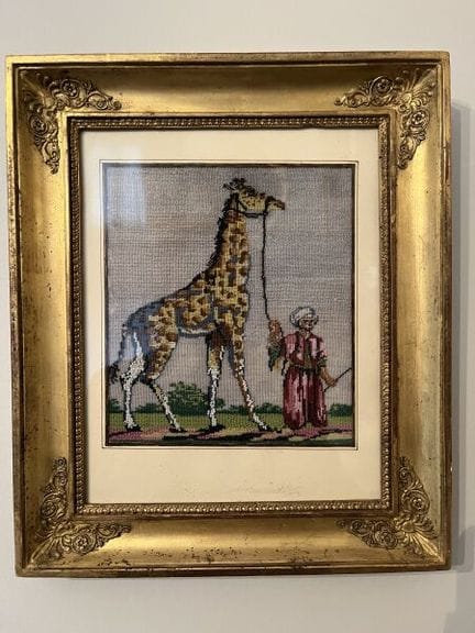 École FRANCAISE du XIXe siècle
La girafe Zarafa.
T