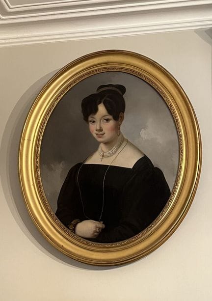 École FRANCAISE vers 1830
Portrait de jeune femme 