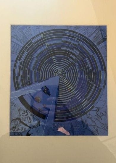 Henri COURBIERES
Kinetische Komposition. 
Gouache 
