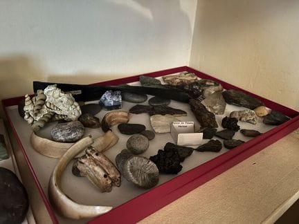 [Mineralogie]. KLEINE SAMMLUNG aus Hartgestein, Fo