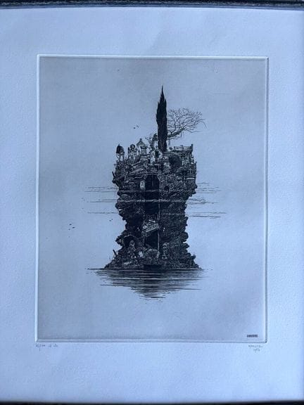 Philippe MOHLITZ (1941–2019)
Die Insel. 
Signierte