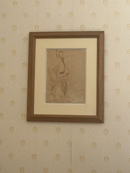 塔玛拉·奇洛夫斯卡娅（1916-2000）
《裸体》
纸上毛笔画
26 x 19 厘米。
现状。