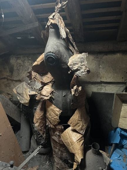 SCHUHPUPPE aus Holz und Stoff.  
Im aktuellen Zust
