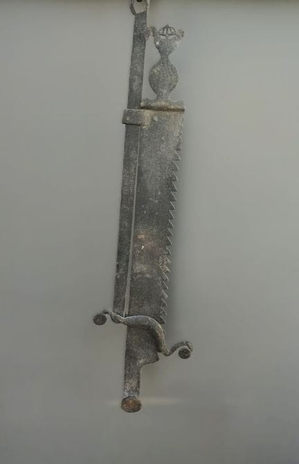 [Art populaire]. IMPORTANTE CREMAILLERE de cheminé