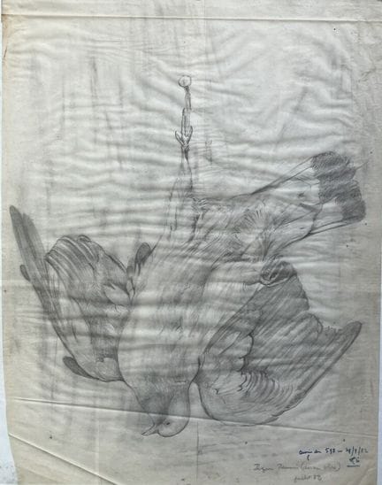 Henri de LINARES (1904-1987)
Pigeon.
Étude pour N°