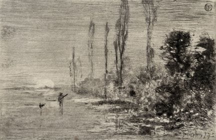 D'après Félix BUHOT (1847-1898)
Le chasseur matina