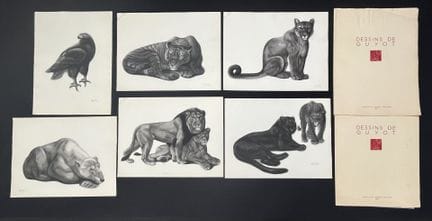 D'après Georges Lucien GUYOT (1885-1972)
Recueil d