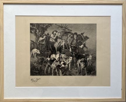 D'après Manuel BENEDITO VIVES (1875-1963) & gravé 