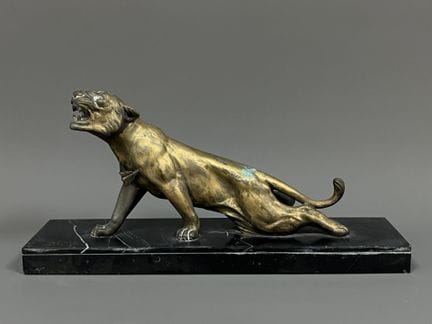 M. SECONDO (XXe siècle)
Tigre blessé d'une flèche.