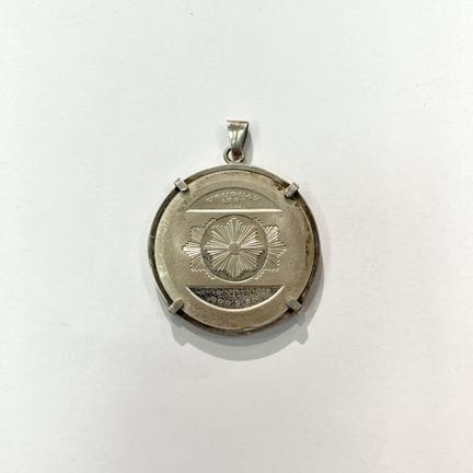 Moneta uruguaiana in argento 900 del valore di 5.0