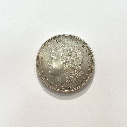 Stati Uniti. Moneta "Morgan Dollar" del 1921 in ar