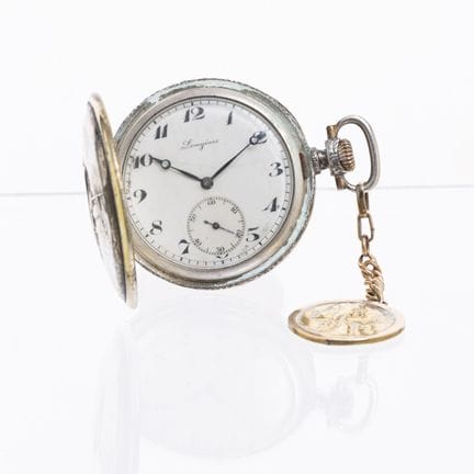 Orologio da tasca svizzero del marchio Longines, a