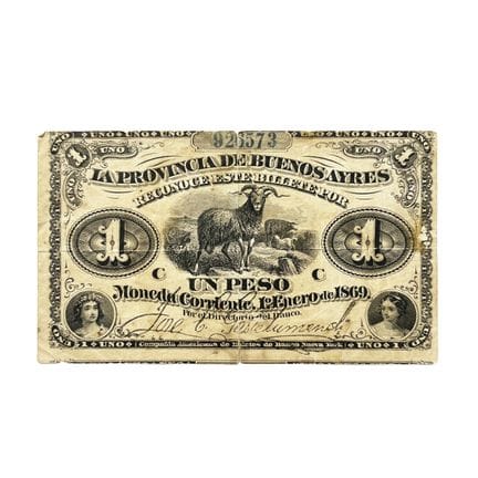Banconota argentina della Provincia di Buenos Ayre