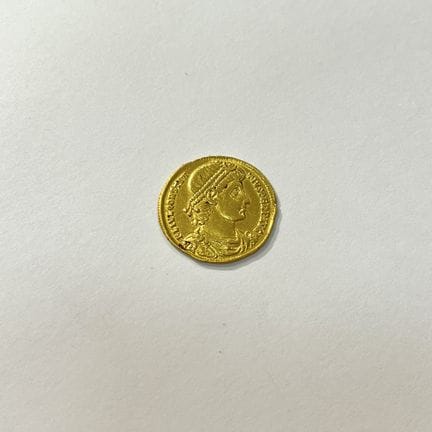 Moneta romana d'oro del valore di un solido bizant