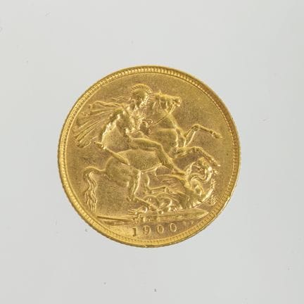 Pièce d'or britannique d'une valeur d'une livre st