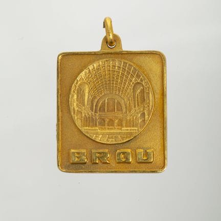 Médaille en or jaune 18 carats commémorant le 75e 